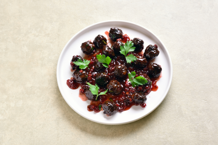 Spicy Cranberry Meatballs