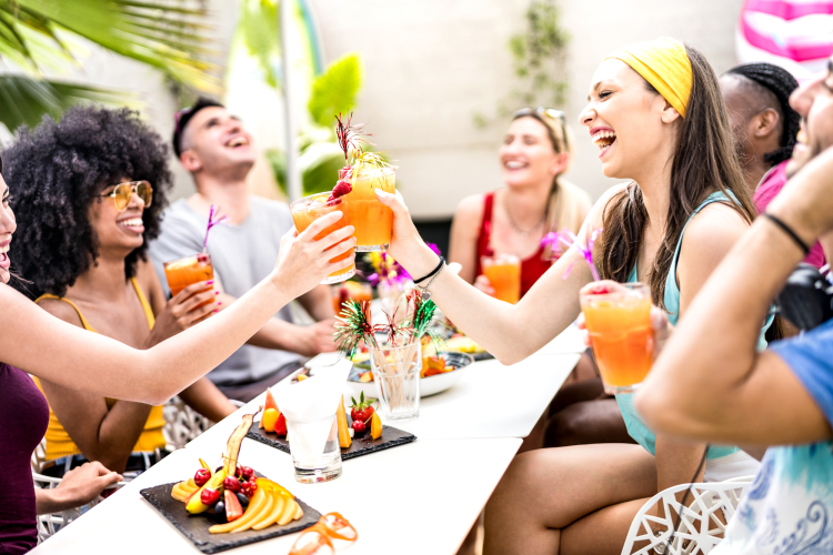 tropical paradise party