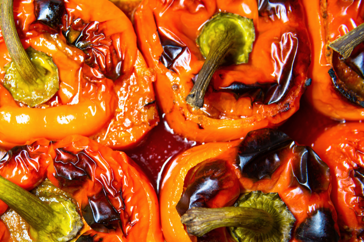 Stuffed Peppers Mexican Vegan Food