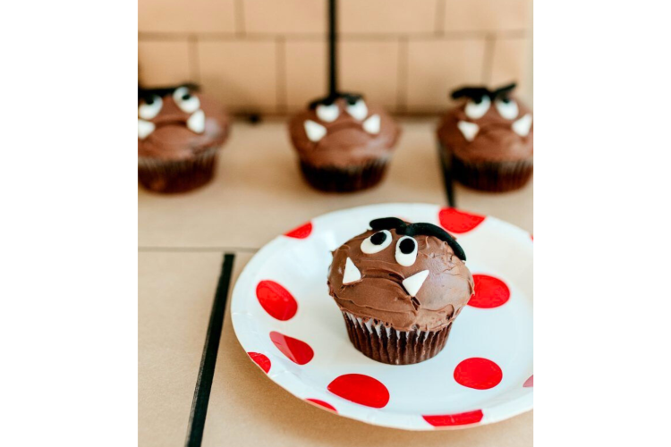 Super Mario Party Goomba Brownies