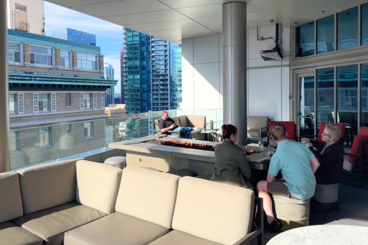 See the sights of the city from this rooftop bar in Seattle.