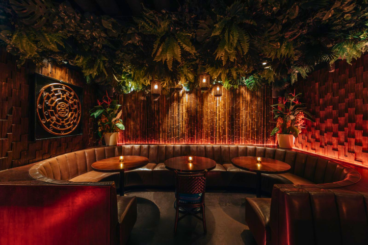 three dots an a dash speakeasy restaurant in Chicago