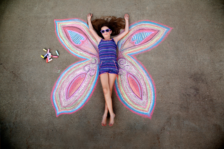 Use chalk art