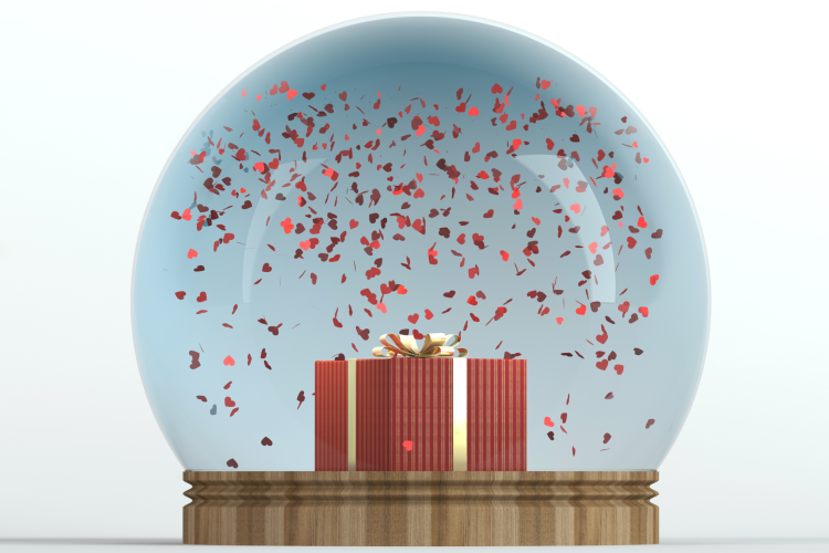 Valentine’s Snow Globes