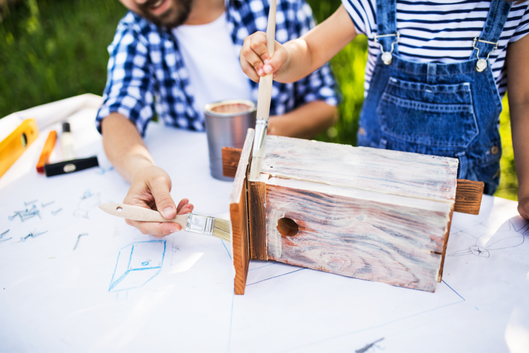 best type of wood for painted birdhouses