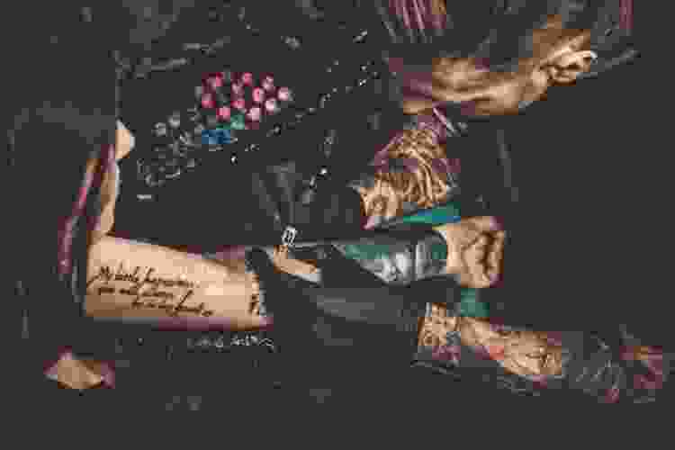 Receiving a quote tattoo