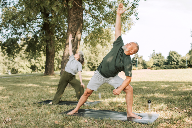 Yoga set retirement gift for men