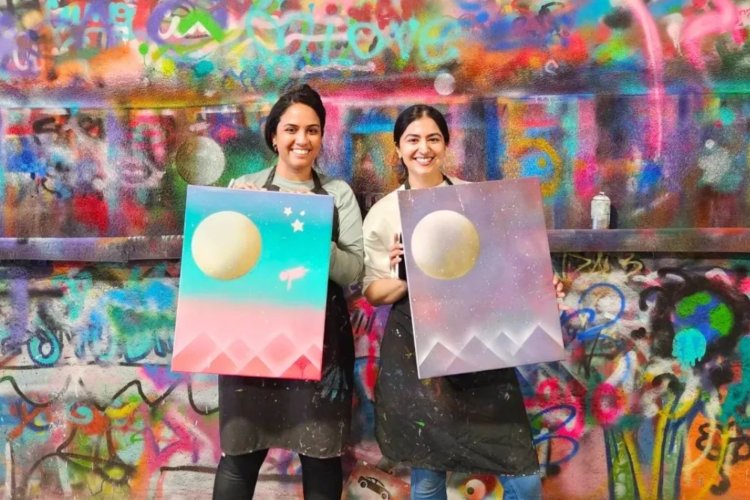 Paint and sip Valentine's Day Gift Ideas