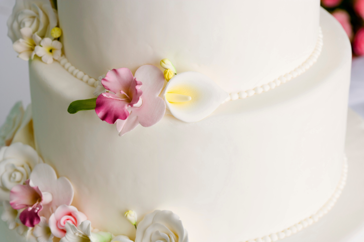 beading wedding cake ideas