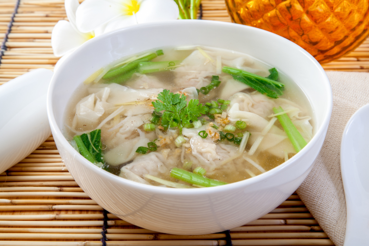 Dumpling Soup as kid-friendly dinner idea