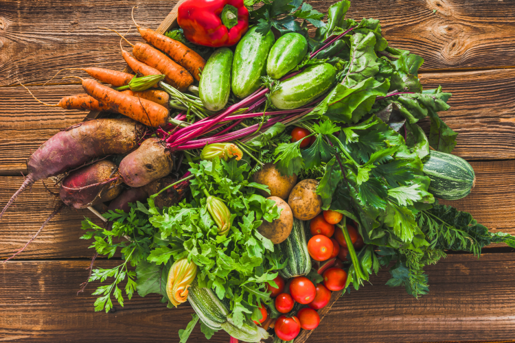 Garden Harvest Vegetables for Veggie Tray Ideas