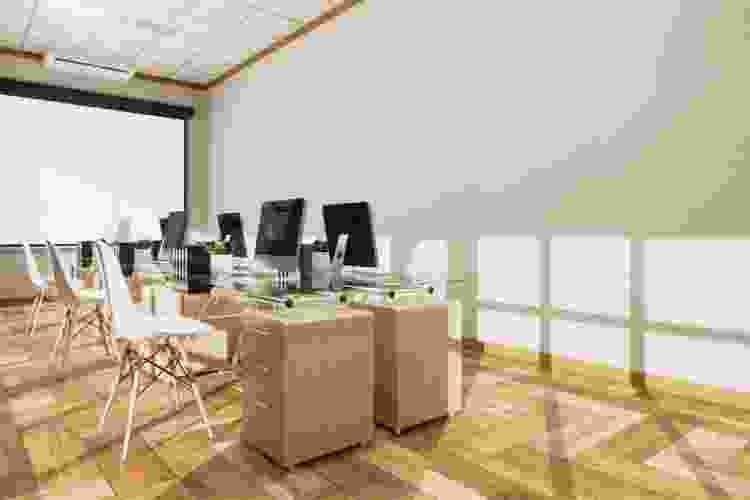 Glass desks