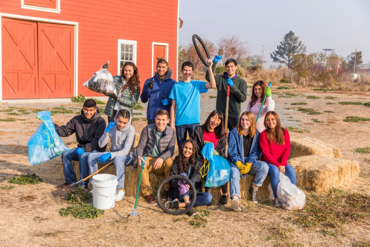 Community Service Ideas For High School Students like clean ups