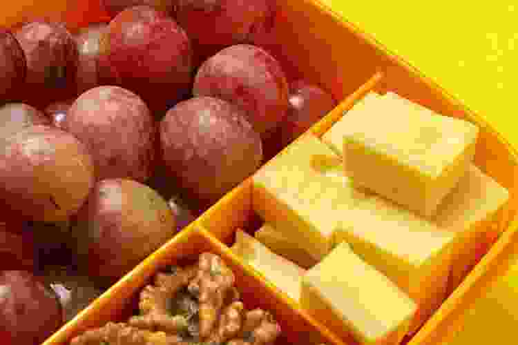 cheese and grapes