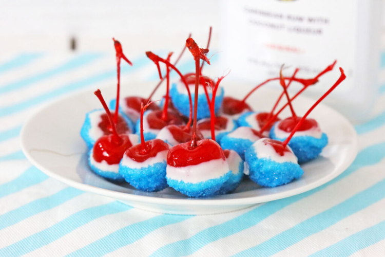 Boozy Cherry Bombs