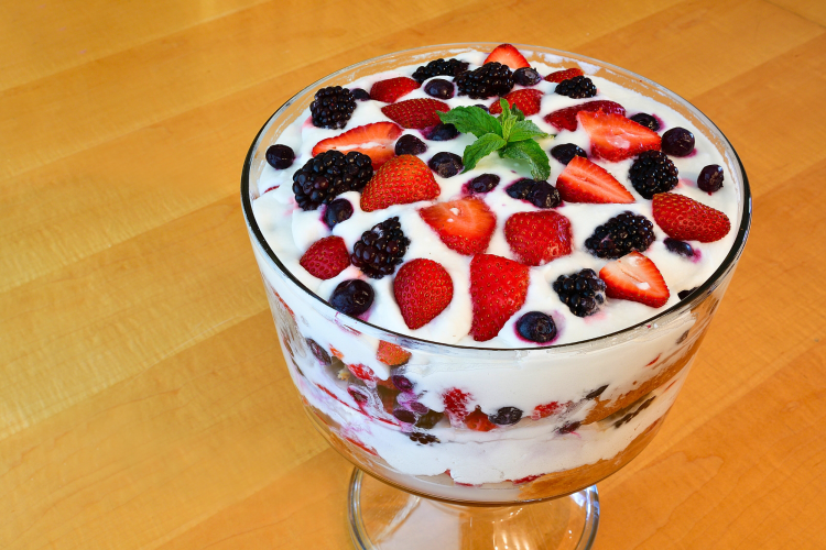 Triple Berry Trifle