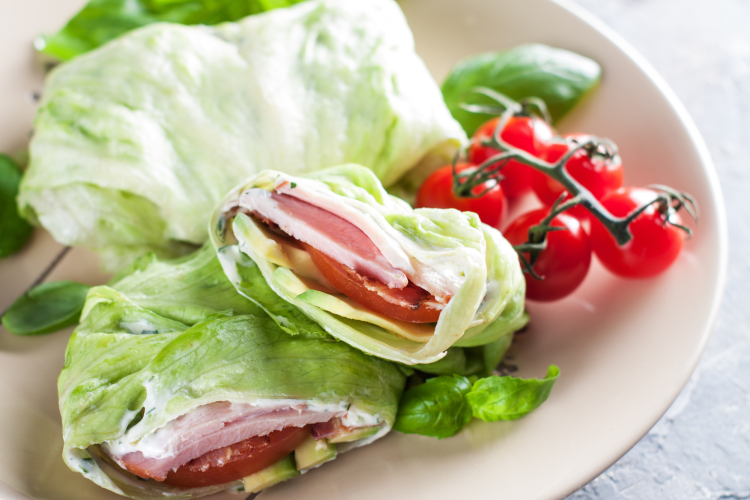 Turkey and Vegetable Lettuce Wraps
