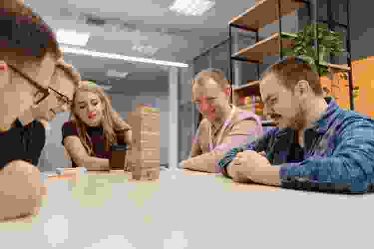 Jenga at work
