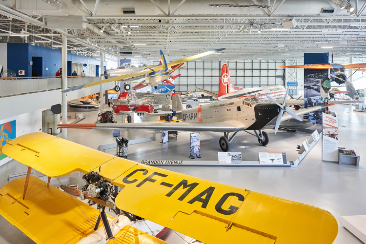 Royal Aviation Museum as indoor activity in Winnipeg