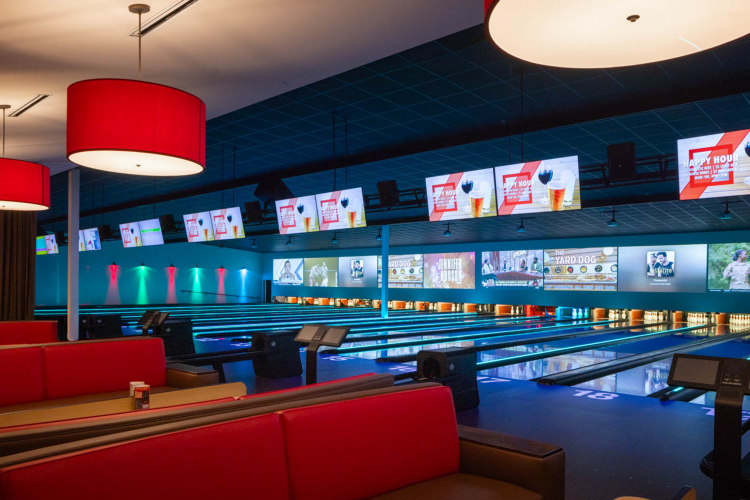 Pinstack Bowling as indoor activity in Fort Worth