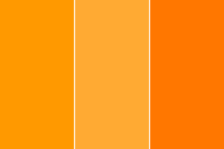 simple orange Halloween color
