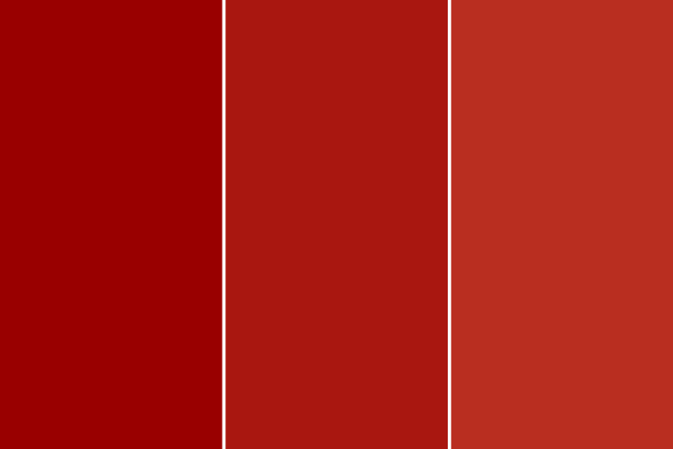 Halloween Crimson or Scarlet Red colors