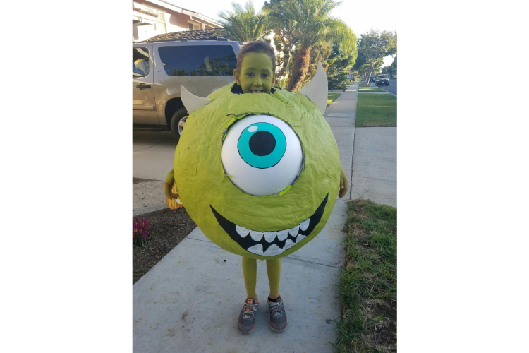 Mike Wazowski DIY Halloween Costume
