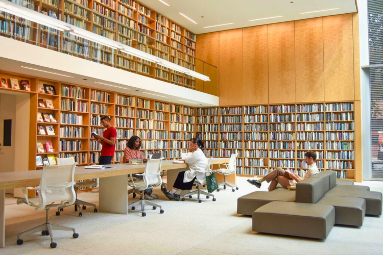 The Poetry Foundation library in Chicago