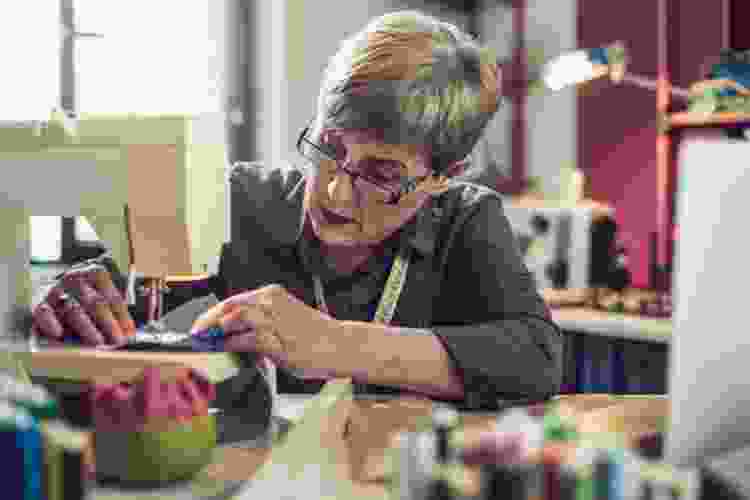 senior sewing