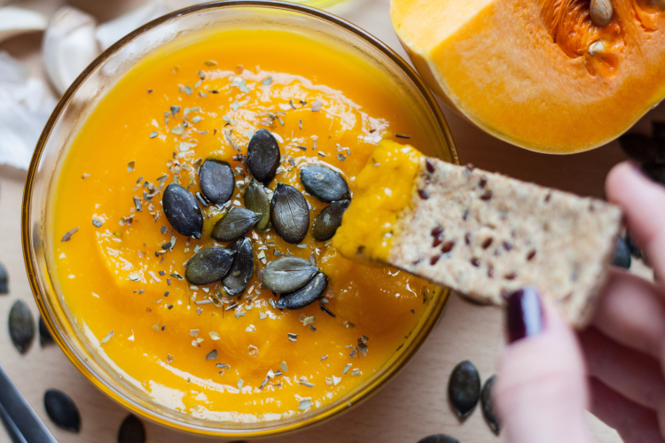 Pumpkin Dip as fall snack