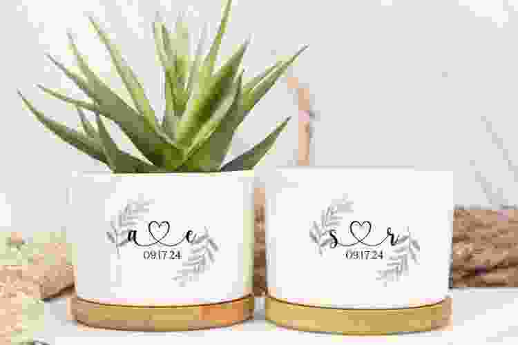 personalized planter