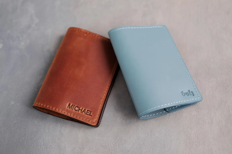 Matching Leather Passport Covers