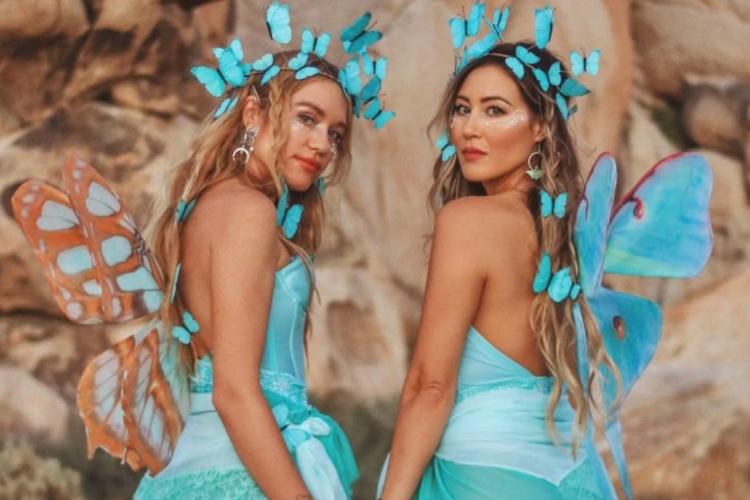 butterfly rave outfit