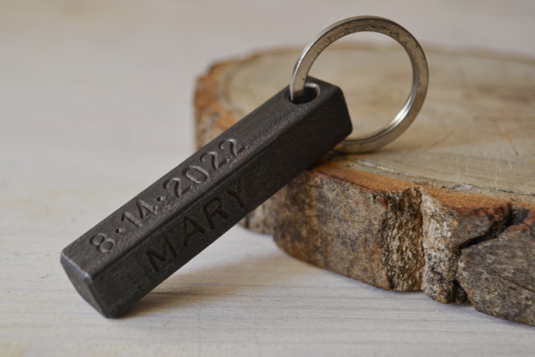 Personalized Iron Keychain