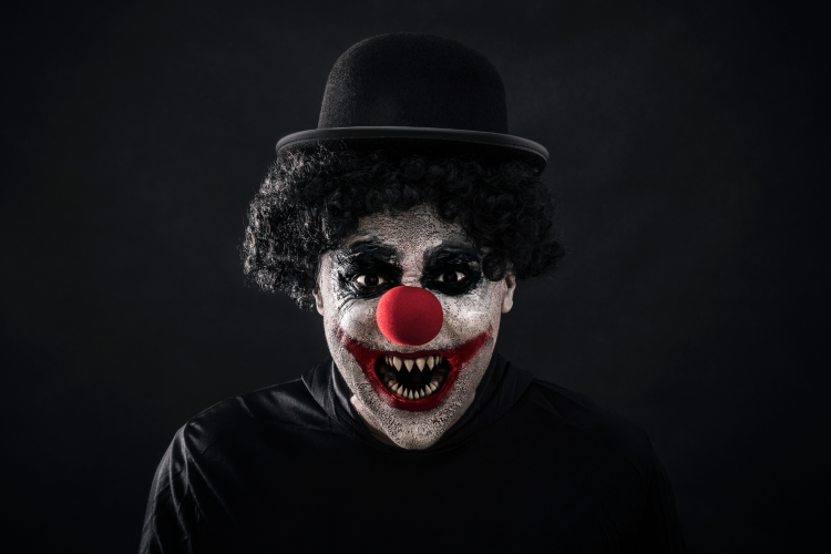 Scary Clown Face Paint
