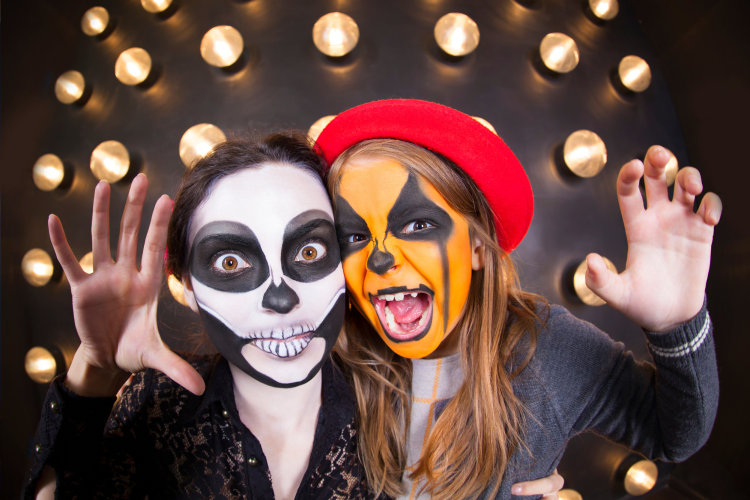 Jack OLantern Face Paint