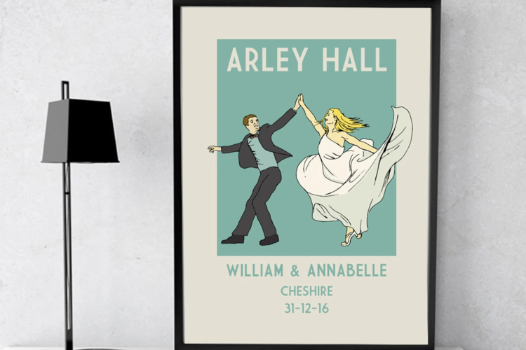 Retro First Dance Poster