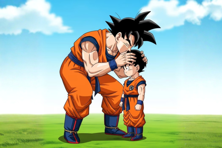 Goku and his son