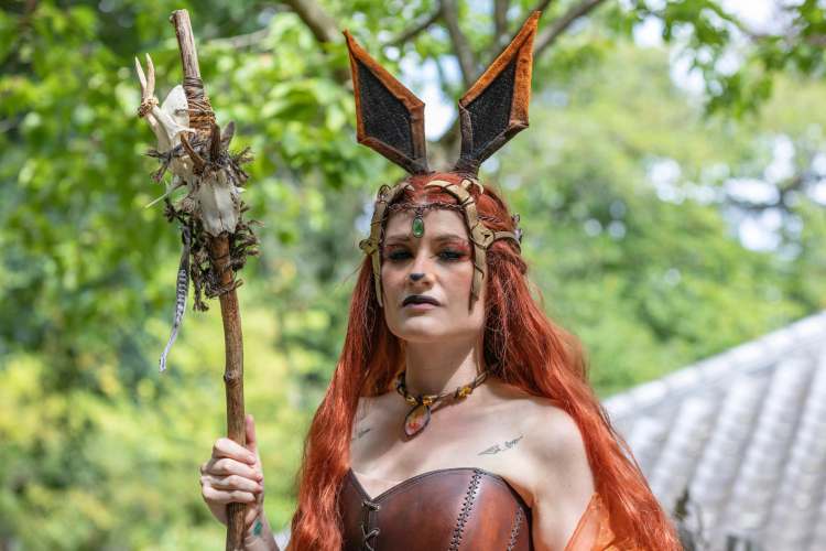 Cosplay and costume play Forest Woman