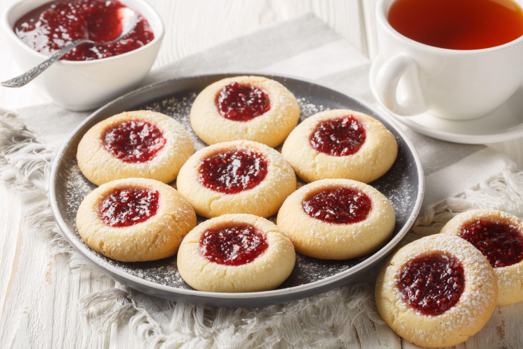 Thumbprint Cookies With Jam