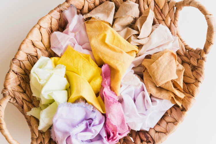 reusing clothes as rags