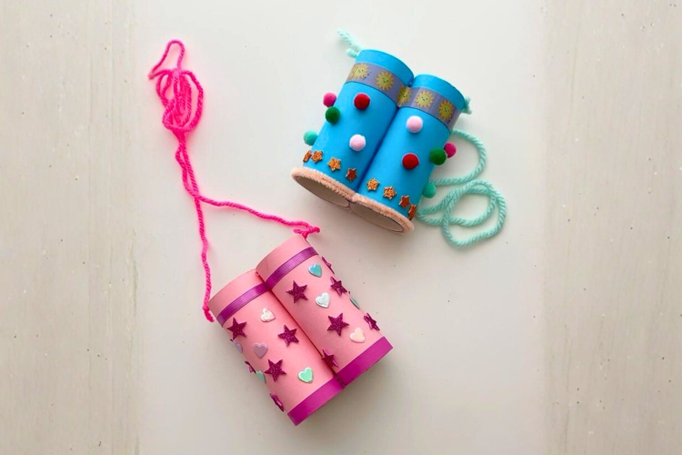 Cardboard Tube Binoculars