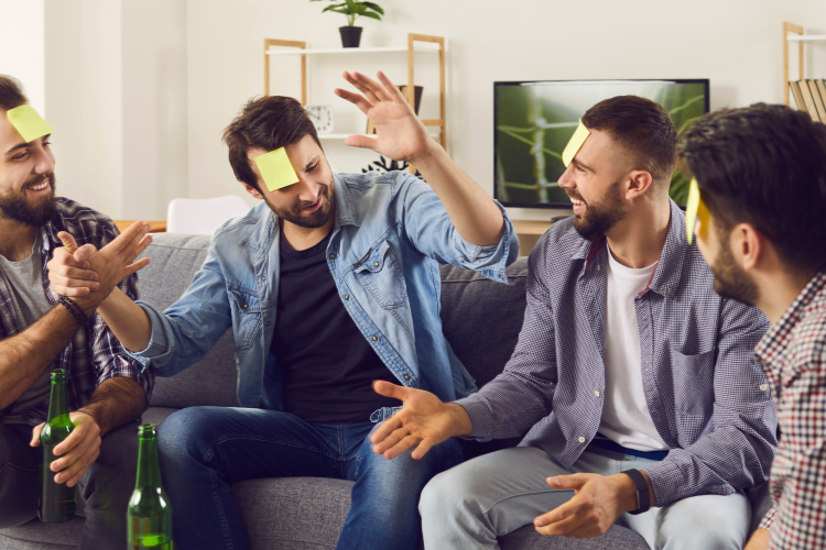 post it note guessing game