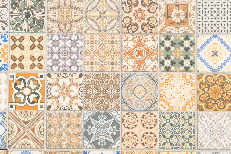 azulejo patterned tiles