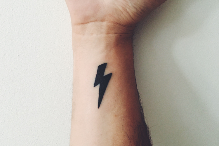 lightning bolt tattoo