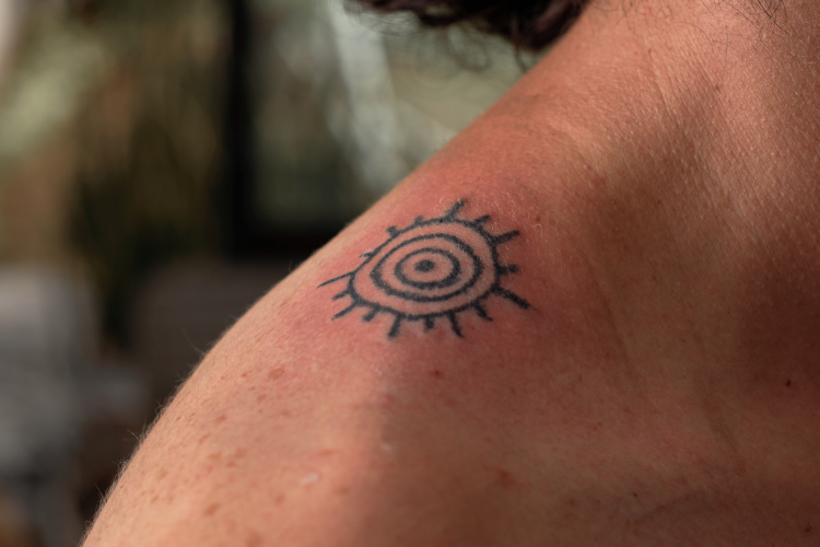 sun tattoo