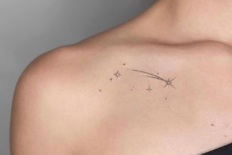 shooting star tattoo
