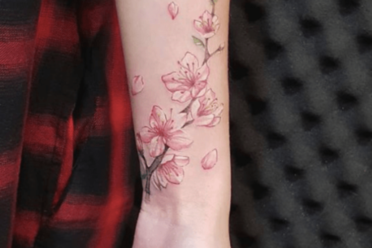 cherry blossom tattoo