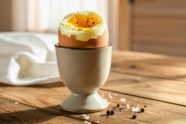 perfectly cooked egg