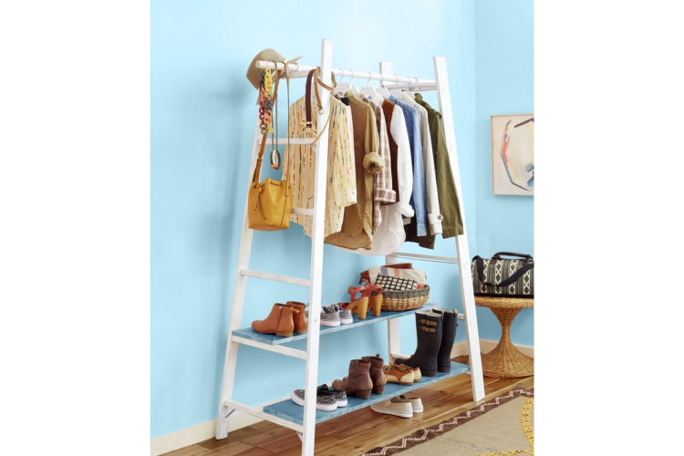 ladder clothes rack